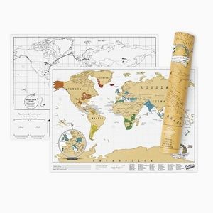 Luckies of London Ltd Scratch Map Travel Map